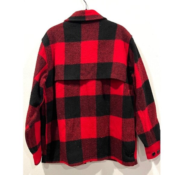 VINTAGE L.L BEAN PLAID RED FIELD JACKET - Picture 10 of 14